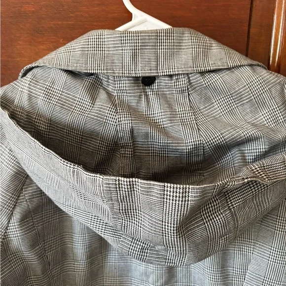 Calvin Klein Plaid Trench Coat - Picture 6 of 8